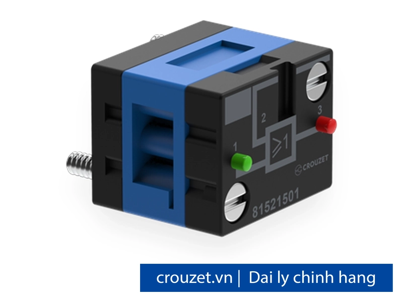 Phần tử logic OR/AND – lắp sub-base, xanh dương