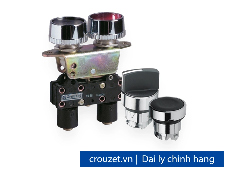 Van tay Ø12 NC – đầu bấm tròn màu đen