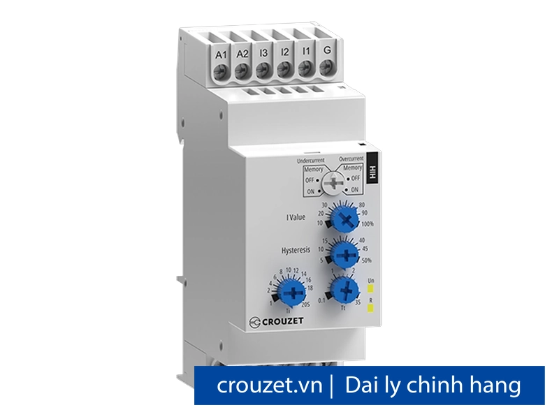 Rơle giám sát dòng điện HIH – dải 100mA–10A