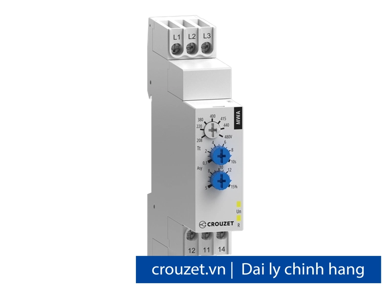 Rơle giám sát 3 pha MWA – thứ tự, mất pha, mất cân bằng