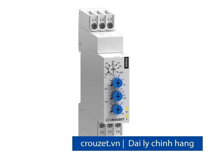 Rơle giám sát 3 pha MWUA – đa chức năng đầy đủ