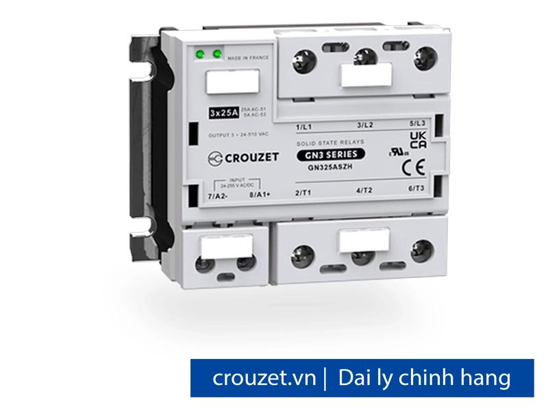 SSR Crouzet GN20DFZL – 20A 3 pha